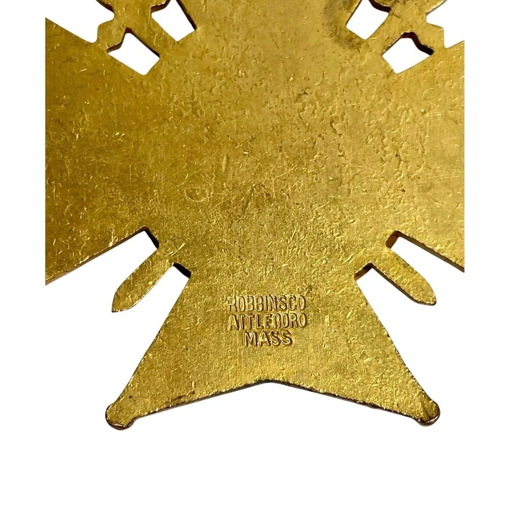 Vintage Masonic Southern CA Commander Pin, No. 37, Pomona, CA Robbin’s Co